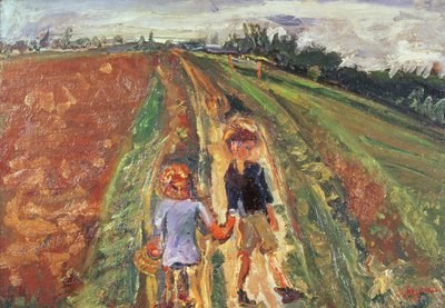 Two Children on a Road, 1939 by Chaim Soutine